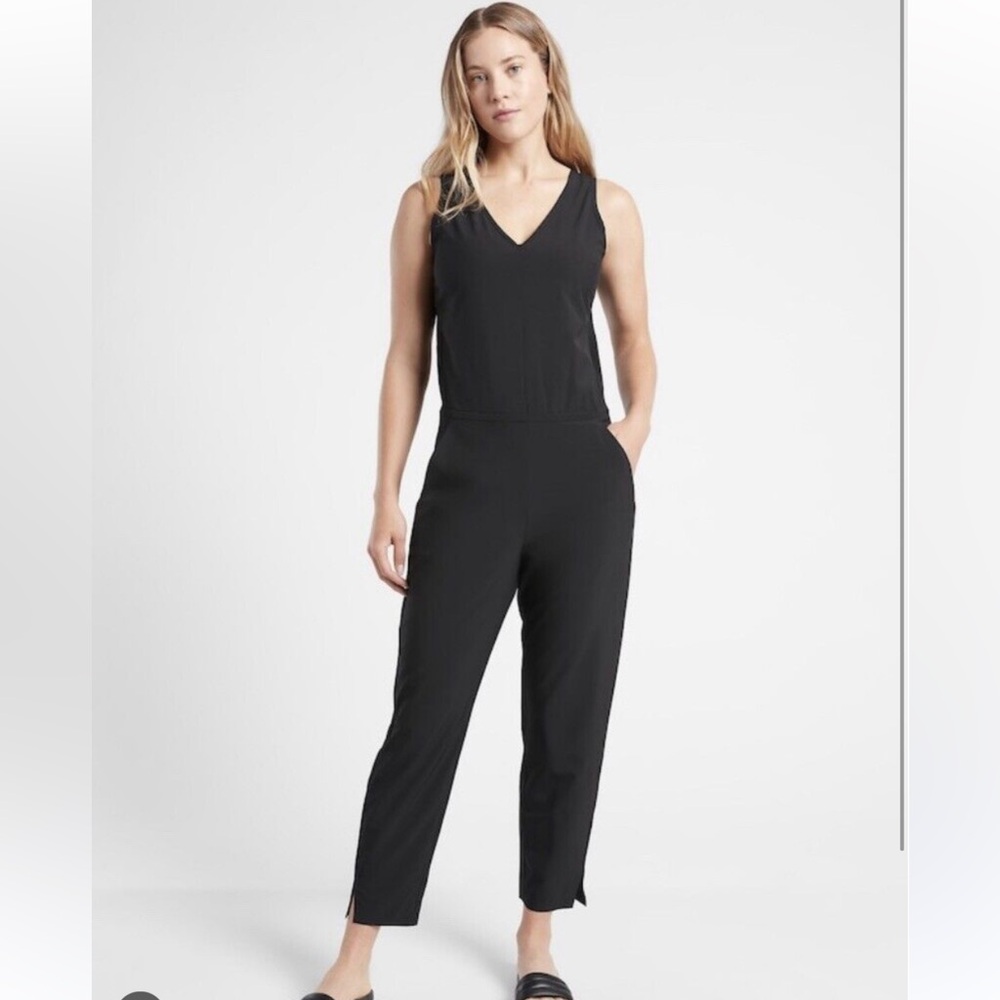 NWT Athleta black Brooklyn Jumpsuit
